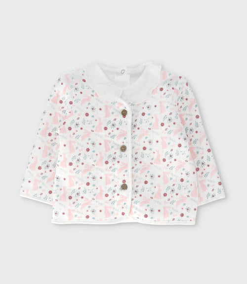 Conjunto recién nacida con chaleco 0 meses / Rosado