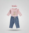 Conjunto recién nacida con cintillo