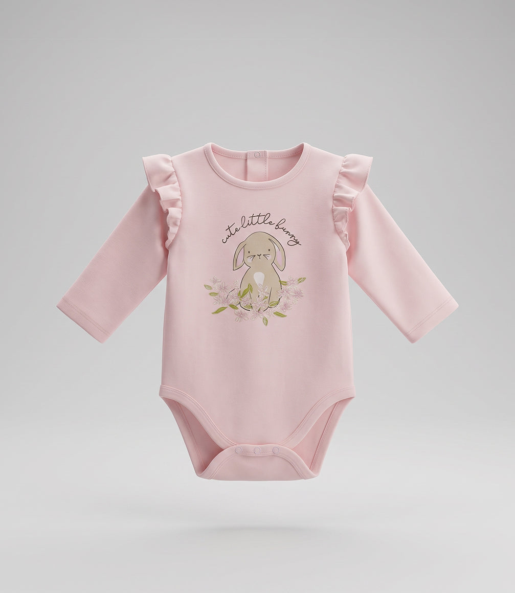 Conjunto recién nacida con cintillo 0 meses / Rosado