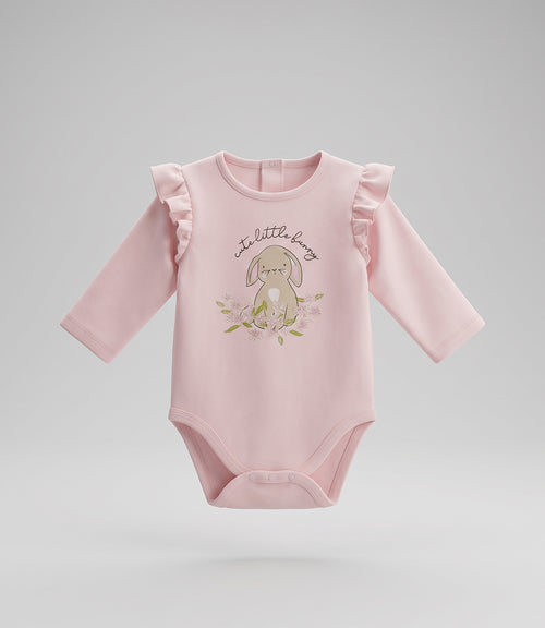 Conjunto recién nacida con cintillo 0 meses / Rosado