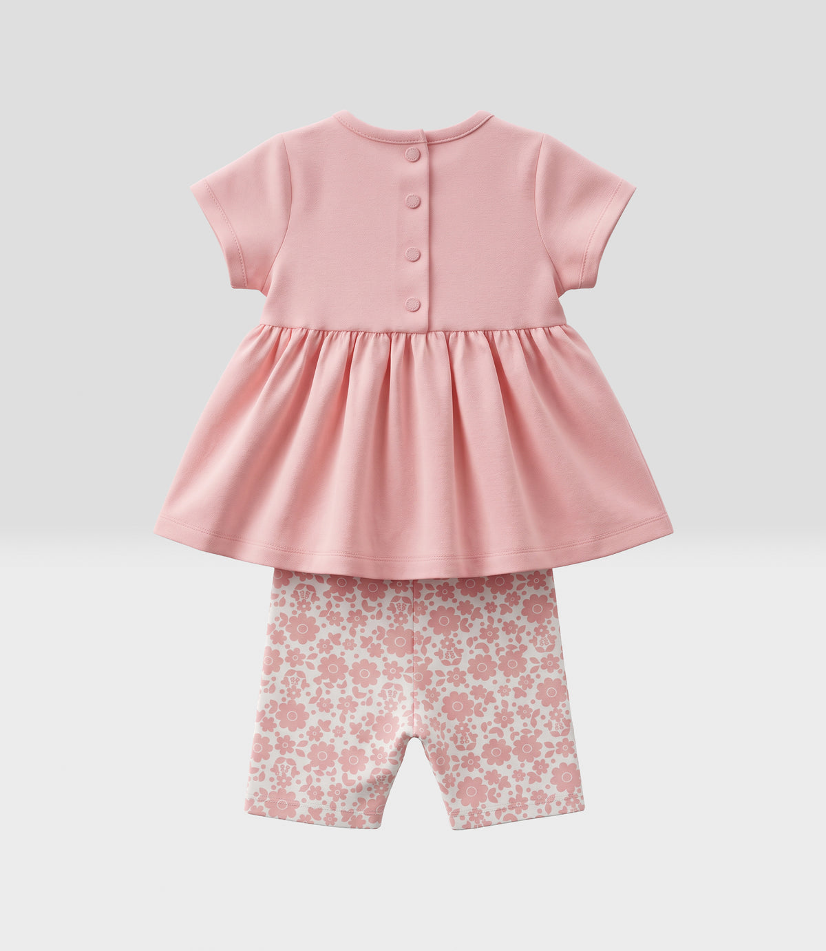 Conjunto recién nacida biker 0 meses / Rosado