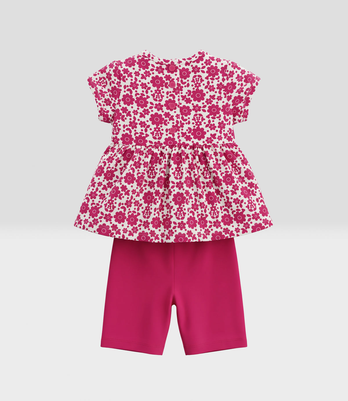 Conjunto recién nacida biker 0 meses / Fucsia