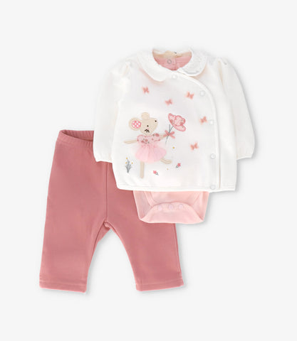 Conjunto recién nacida 3 piezas