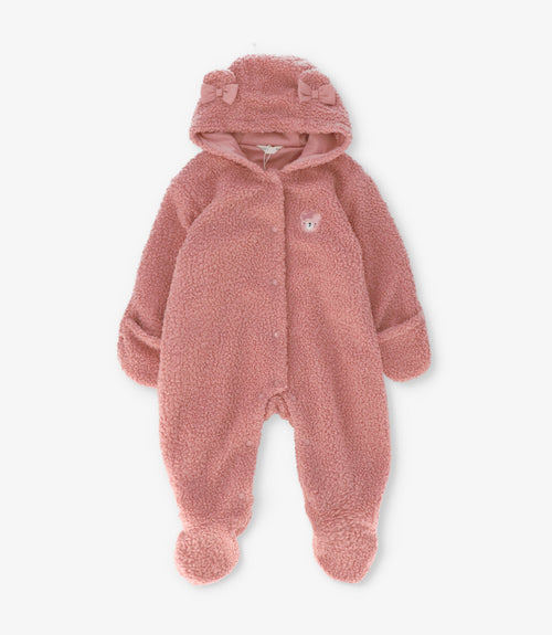 Saquito recién nacida sherpa 0 meses / Rosado