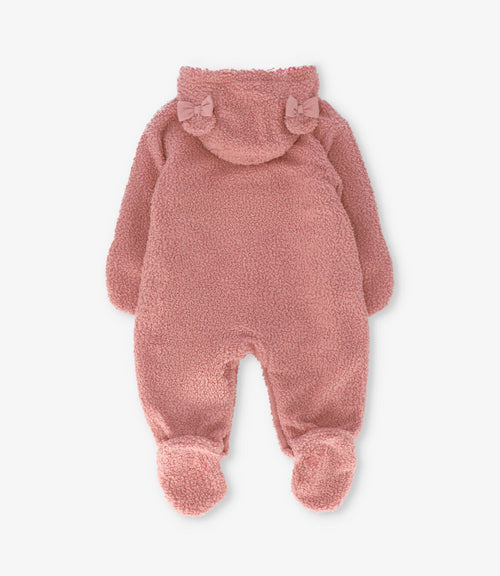 Saquito recién nacida sherpa 0 meses / Rosado