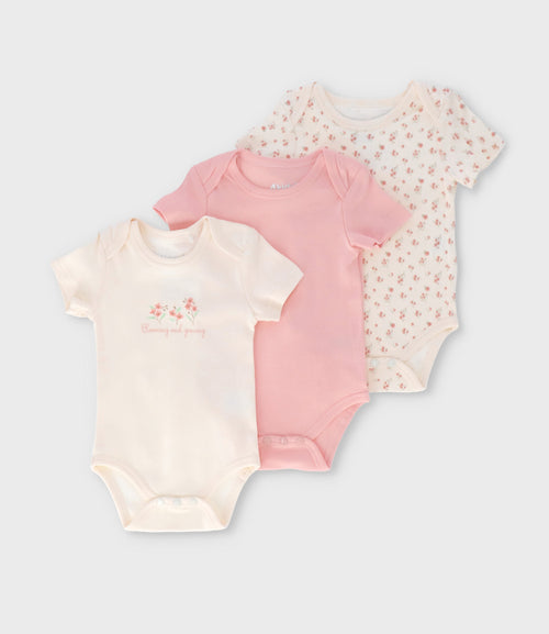 Pack body recién nacida 3 unidades 0 meses / Varios