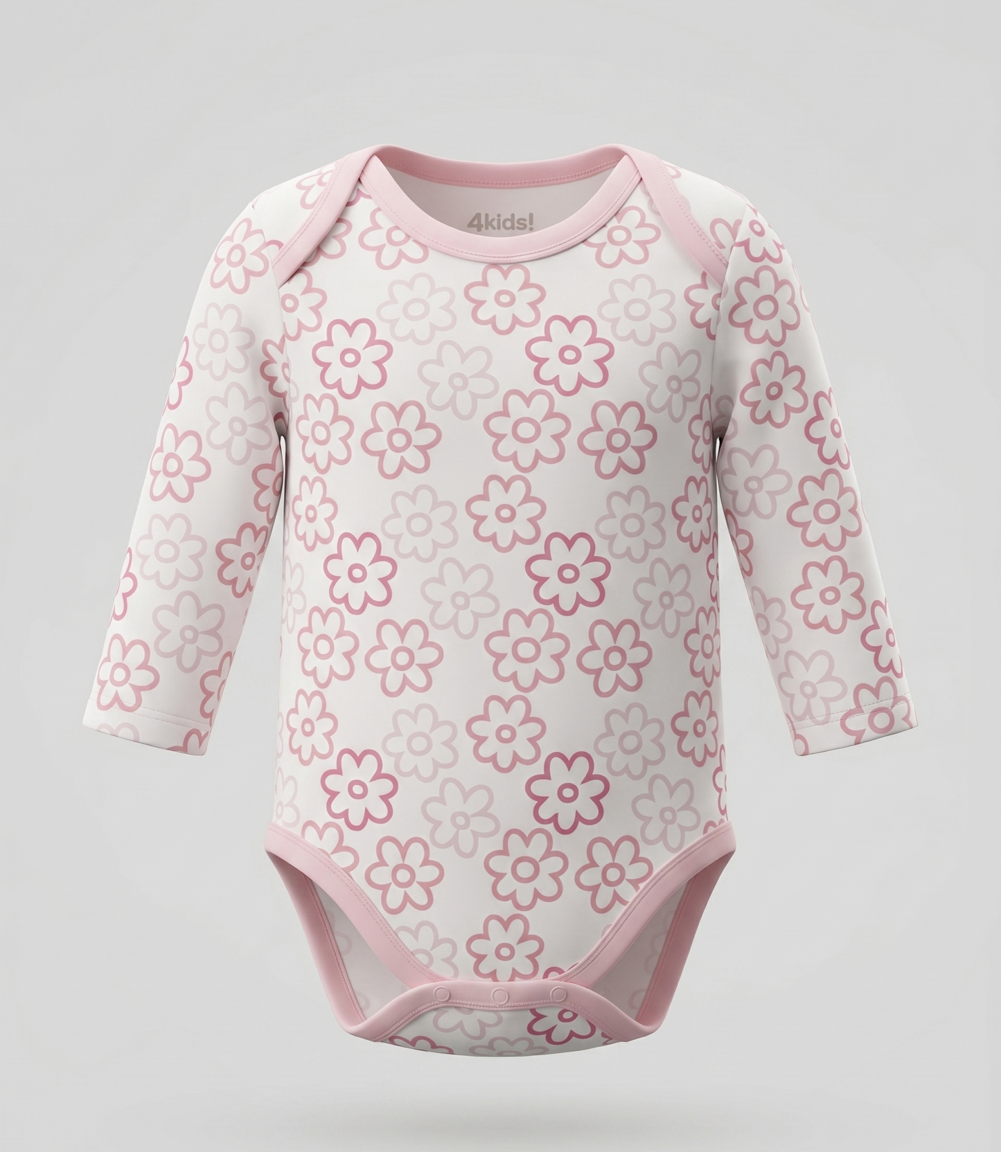 Pack body recién nacida 3 unidades 0 meses / Rosado