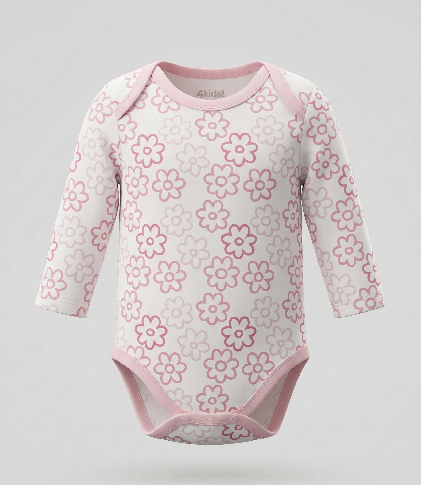 Pack body recién nacida 3 unidades 0 meses / Rosado