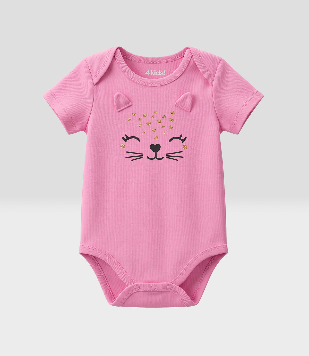 Pack body recién nacida 3 unidades 0 meses / Rosado