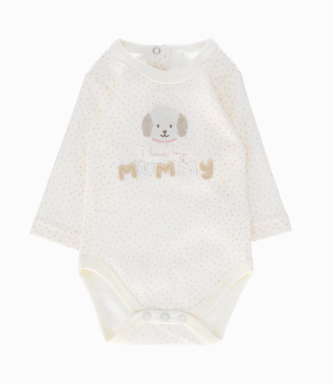 Pack body recién nacida 3 unidades 0 meses / Rosado