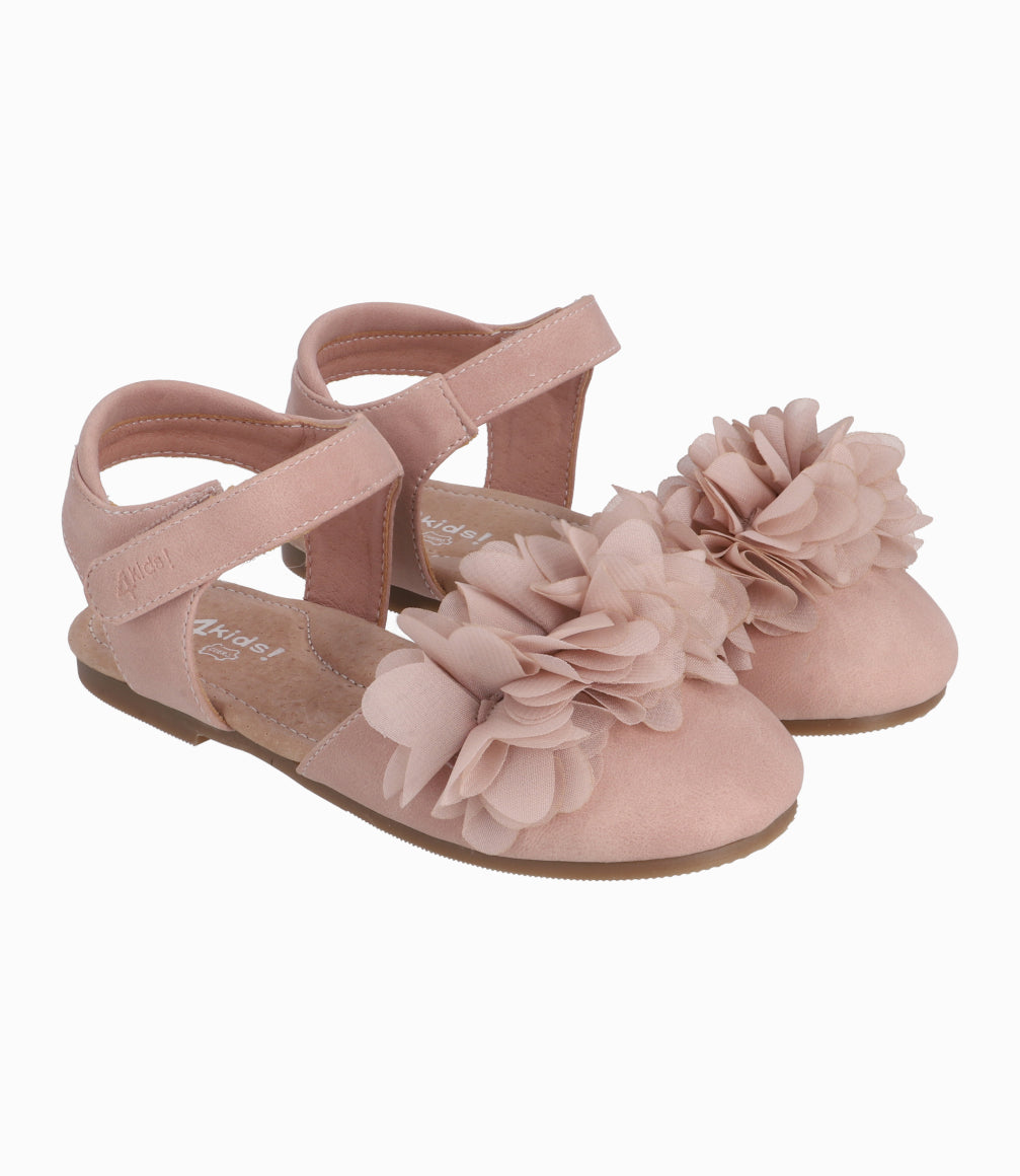 Bailarina Niña Punta Cerrada Rosado 27 / Rosado