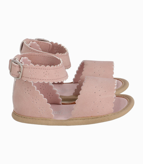 Sandalia Recién Nacida Con Diseño Rosado 15 / Rosado