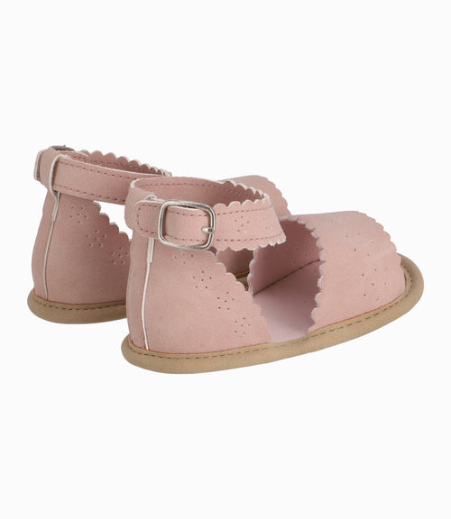 Sandalia Recién Nacida Con Diseño Rosado 15 / Rosado
