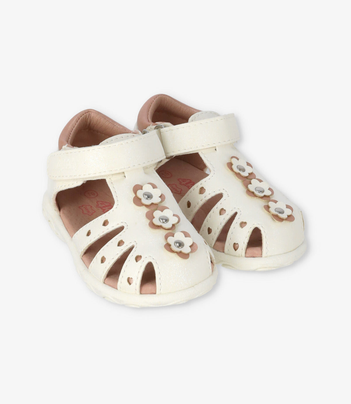 Sandalia bebé niña con flores