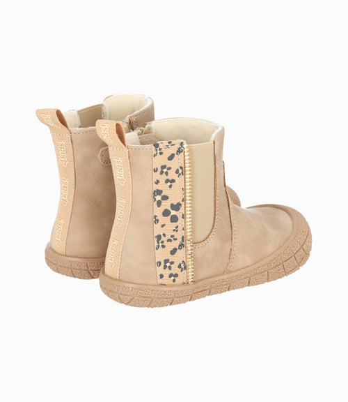 Botín bebé niña con flores 19 / Beige