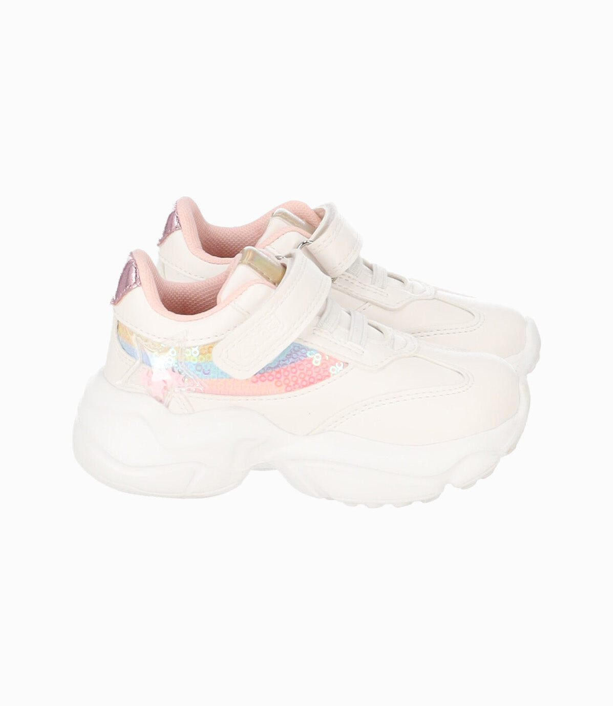 Zapatilla bebé niña lentejuelas 19 / Blanco
