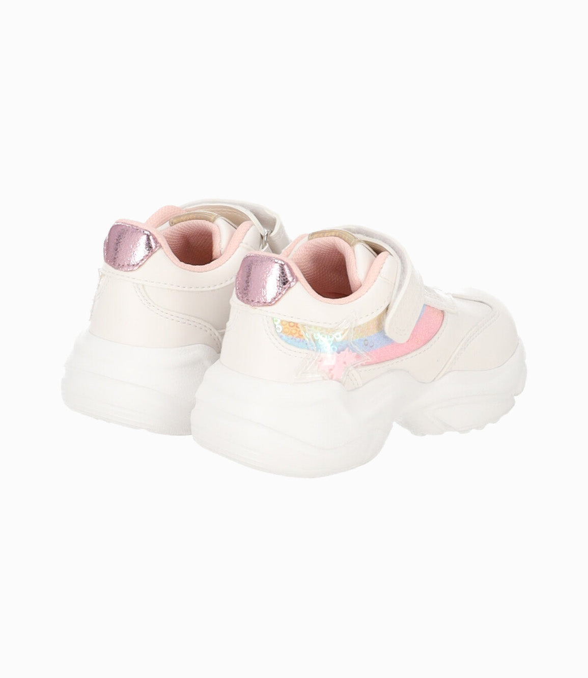 Zapatilla bebé niña lentejuelas 19 / Blanco
