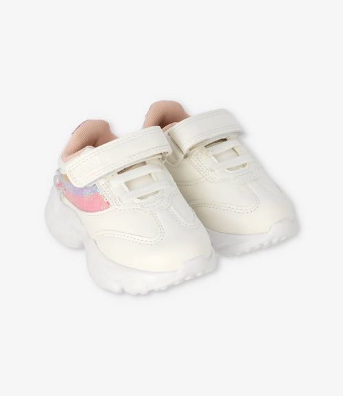 Zapatilla bebé niña arcoíris