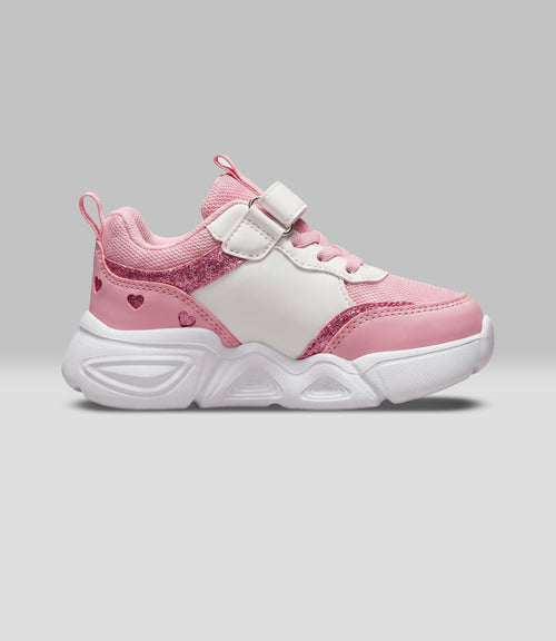 Zapatilla bebé niña con luces 19 / Rosado