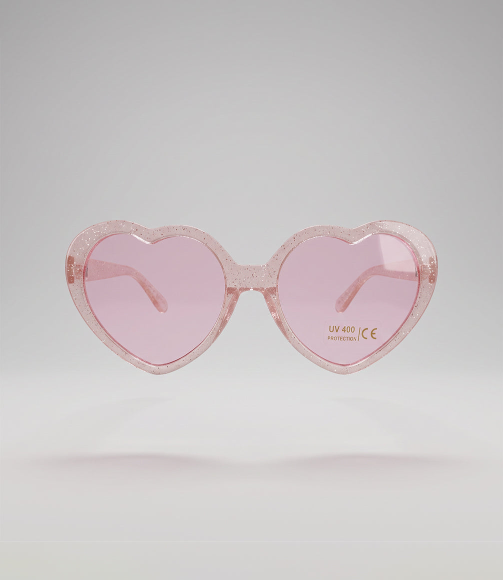 Lente niña de corazón Talla única / Rosado