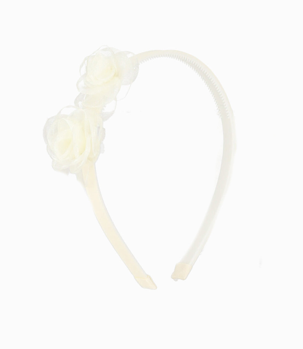 Cintillo niña rosa Talla única / Blanco