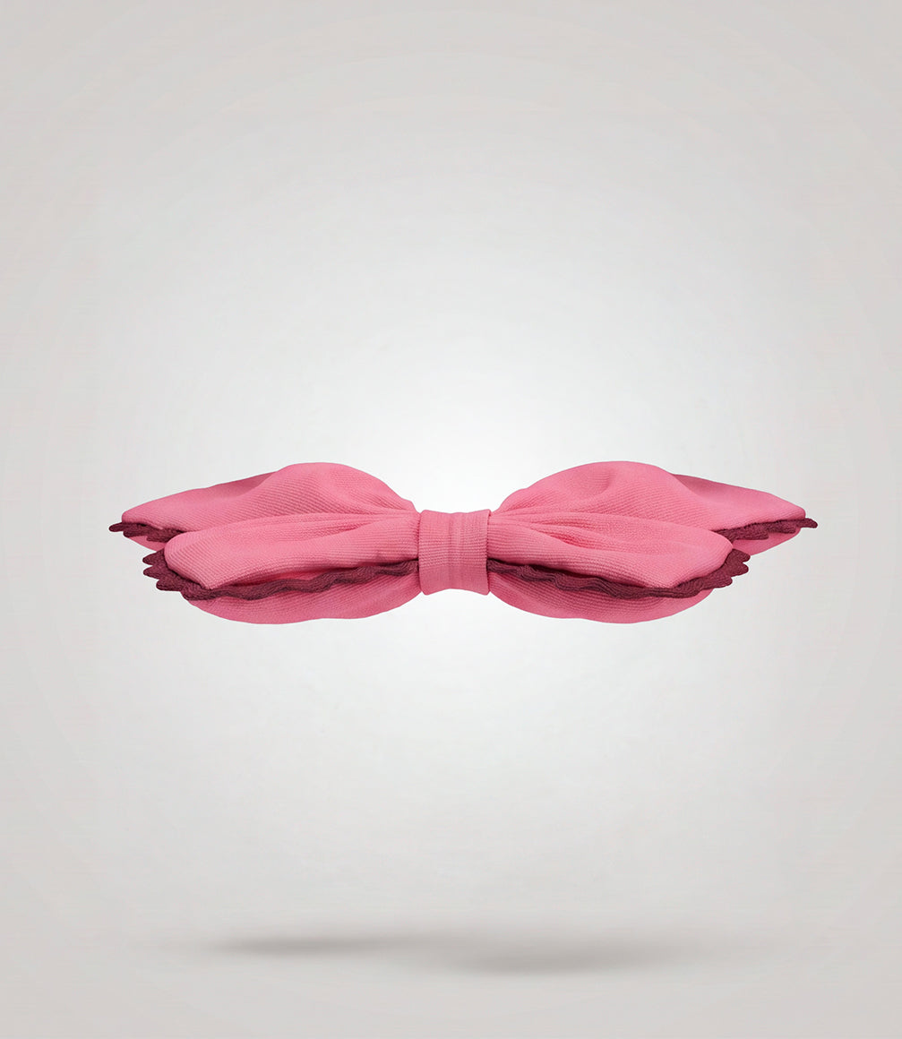 Pinche niña con lazo Talla única / Rosado