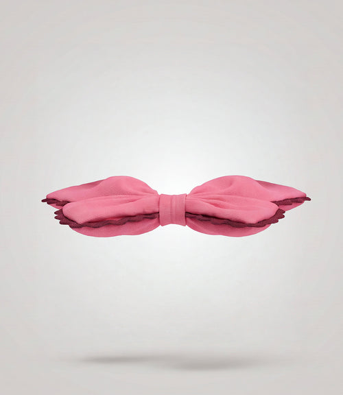 Pinche niña con lazo Talla única / Rosado