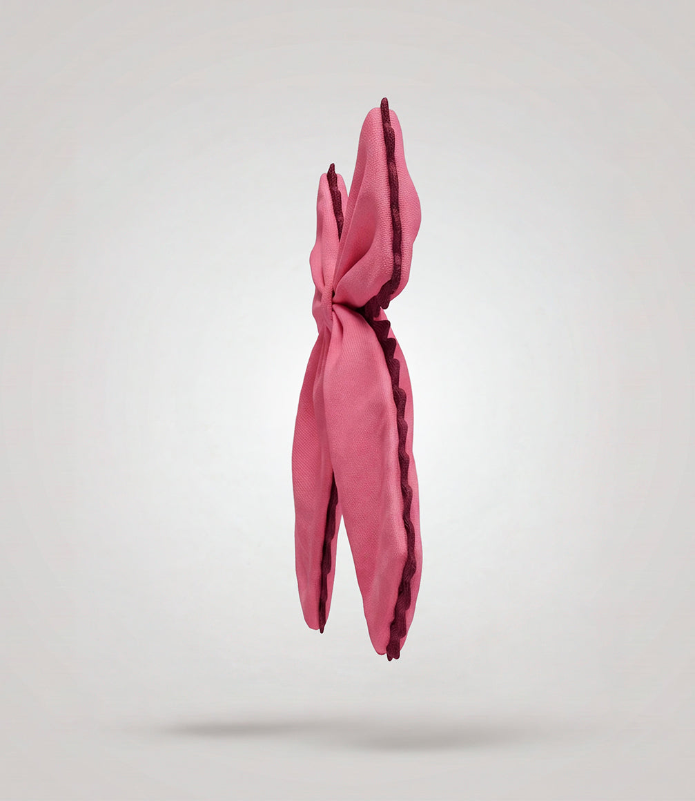Pinche niña con lazo Talla única / Rosado