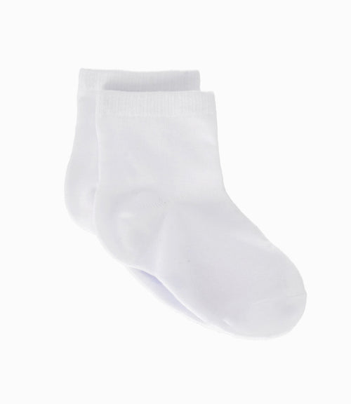Calcetín niña básico 0-1 años / Blanco