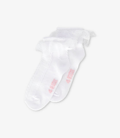 Calcetín niña con vuelos