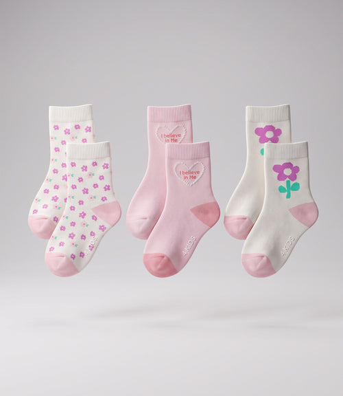 Pack calcetín niña 3 pares 0-1 años / Varios