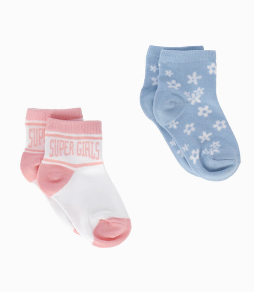 Pack calcetín niña 2 pares 0-1 años / Varios
