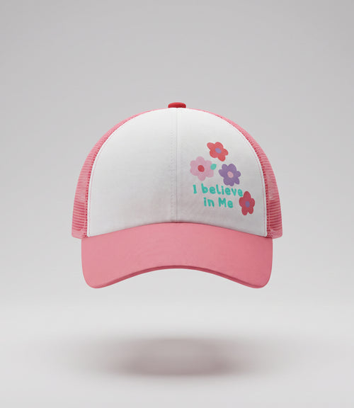 Jockey niña con flores 1-4 años / Coral