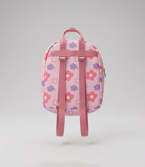 Mochila niña floreada Talla única / Rosado