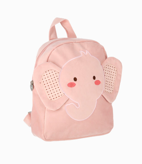 Mochila niña de elefante Talla única / Rosado