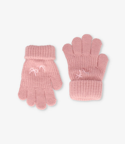 Guantes niña con flores