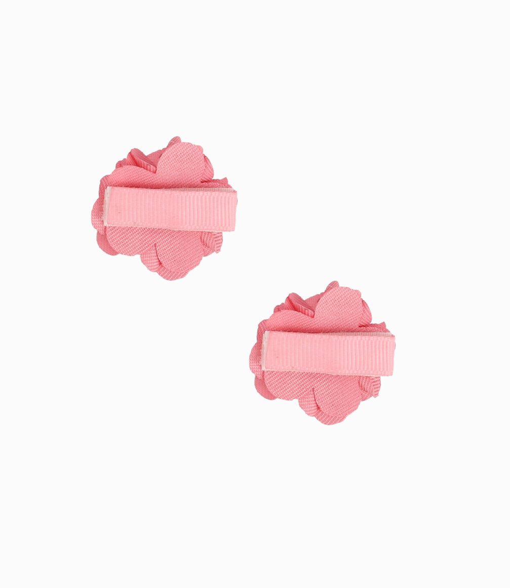 Pinche Recién Nacida Flor Rosado Talla Única / Rosado