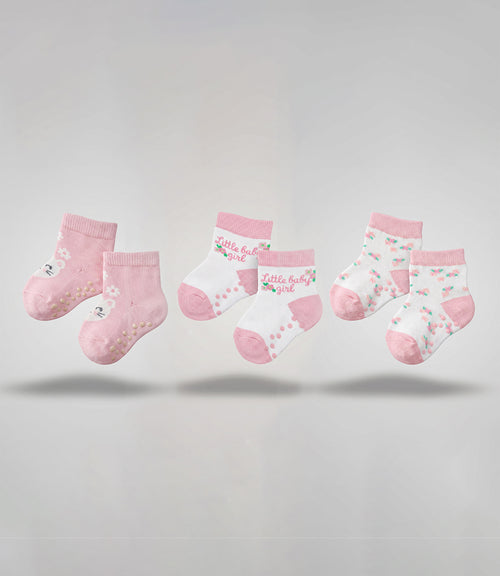 Pack calcetín recién nacida 3 pares 0-6 meses / Varios