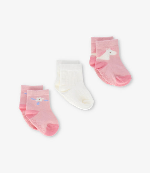 Pack calcetín recién nacida 3 pares