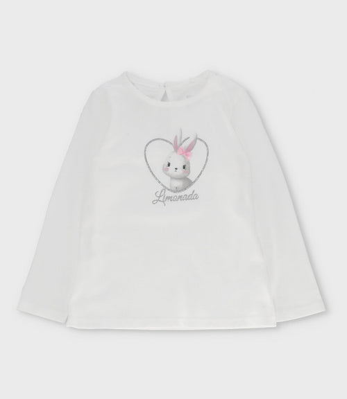 Polera niña básica 2 años / Blanco