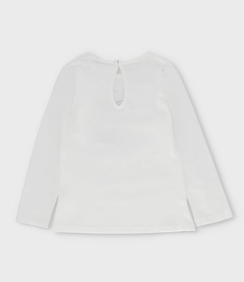 Polera niña básica 2 años / Blanco