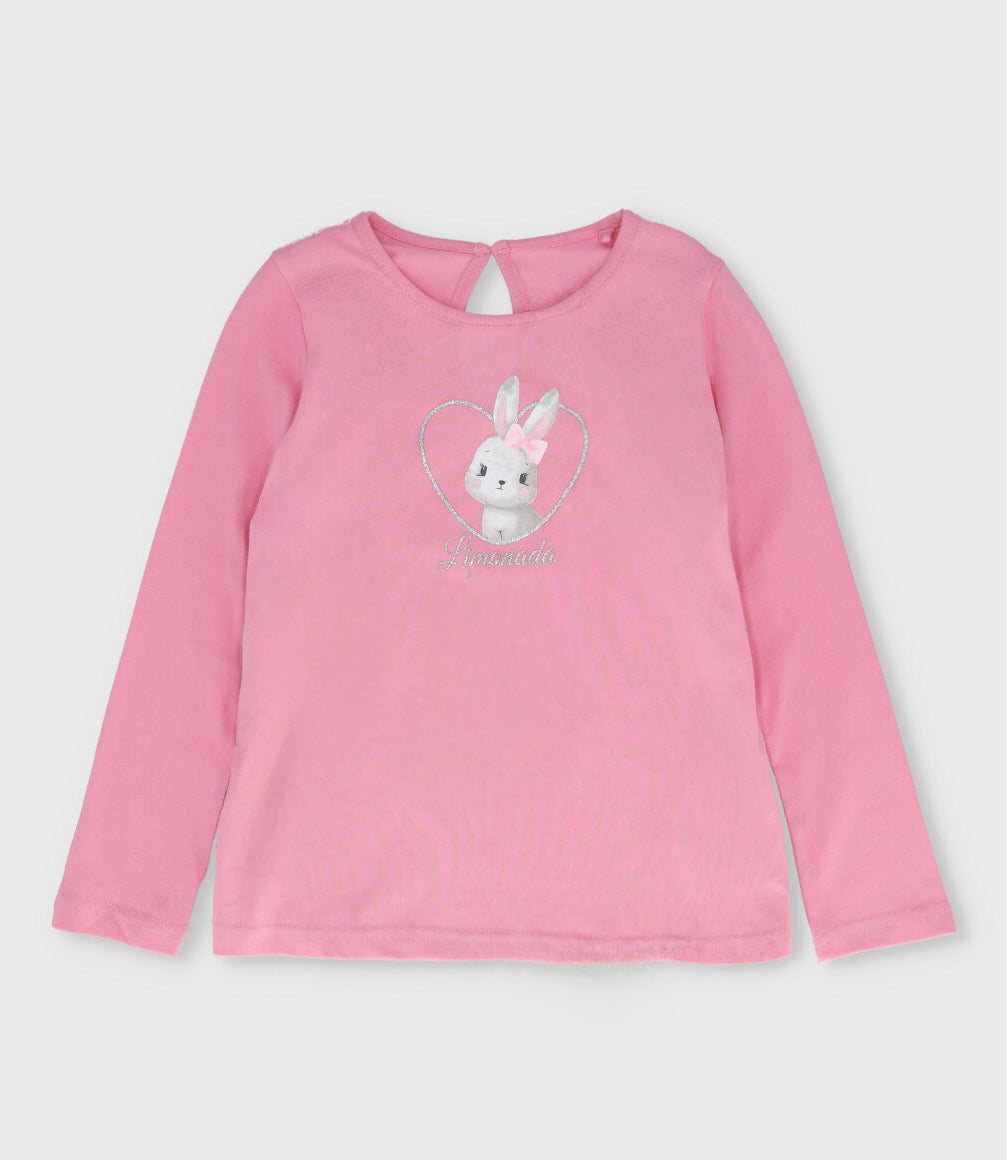 Polera niña básica 2 años / Coral