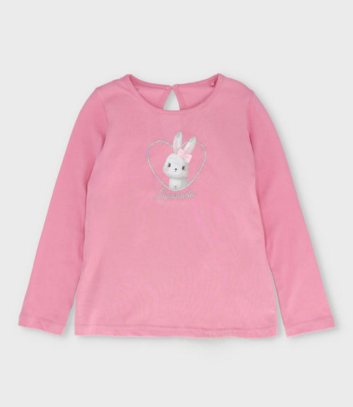 Polera niña básica 2 años / Coral