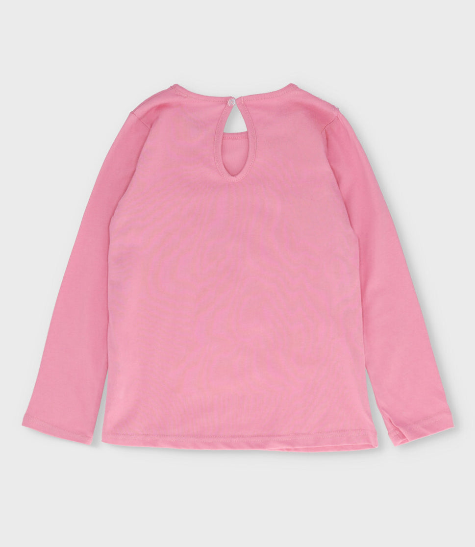 Polera niña básica 2 años / Coral