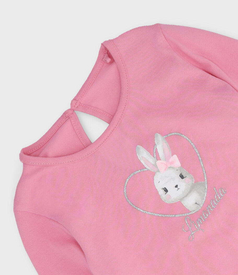 Polera niña básica 2 años / Coral