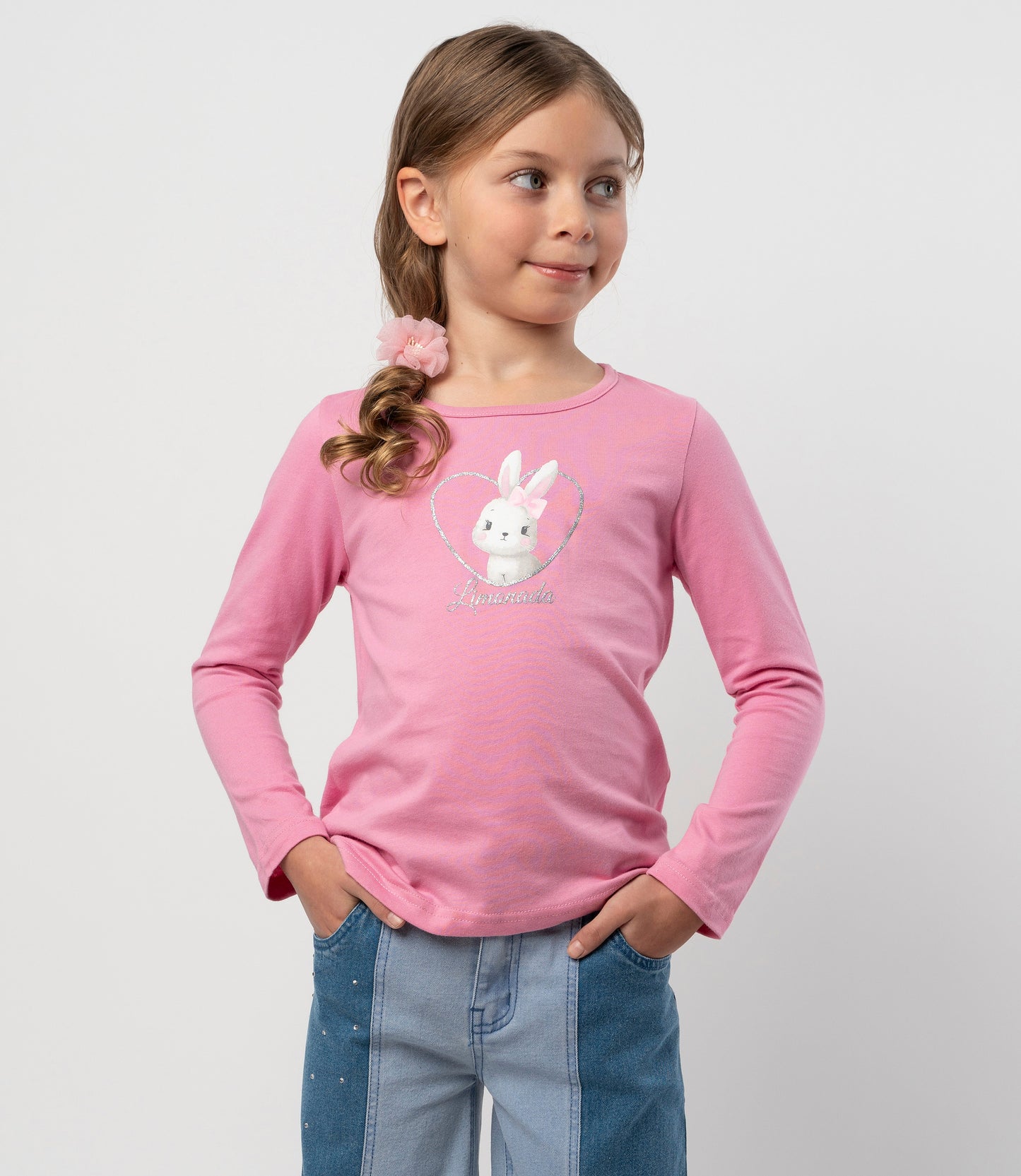 Polera niña básica 2 años / Coral