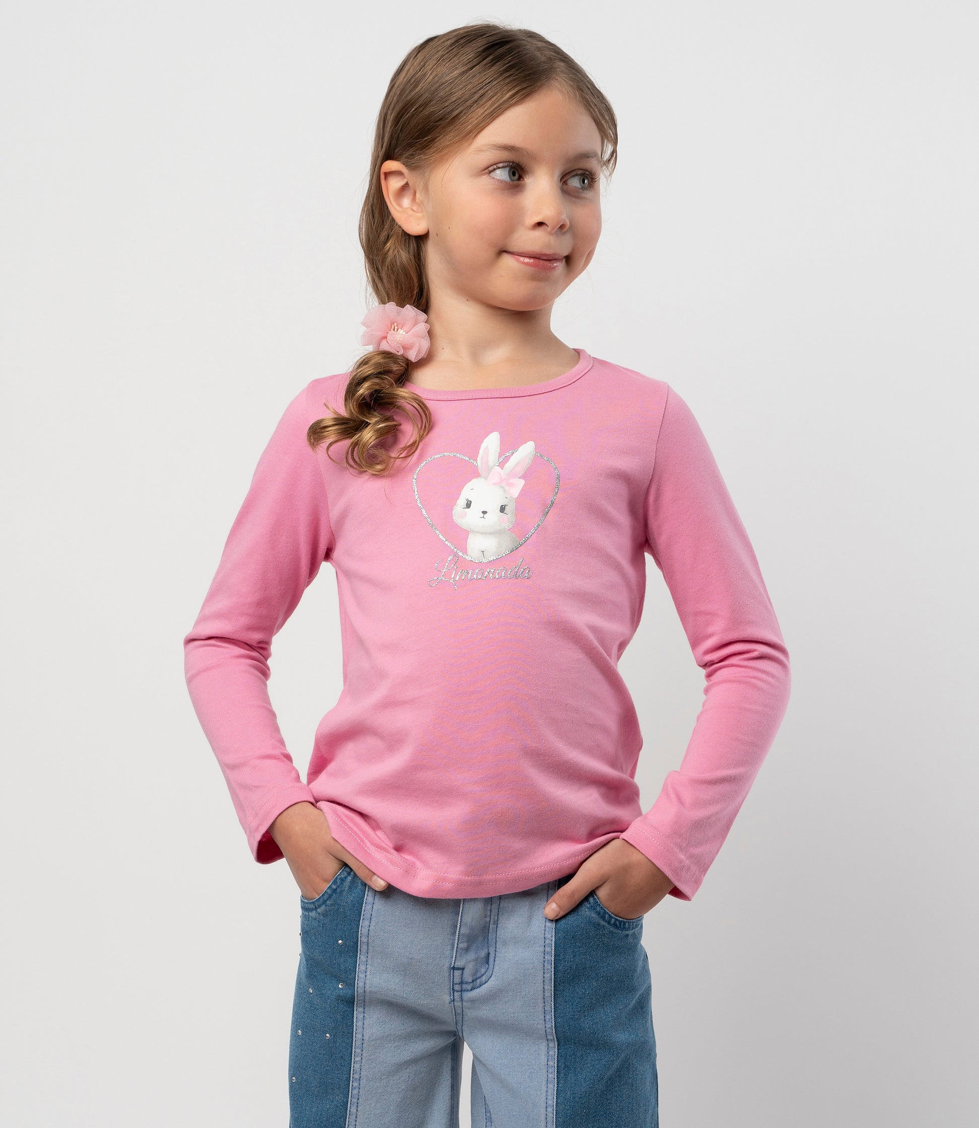 Polera niña básica 2 años / Coral