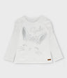 Polera niña con conejo