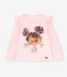 Polera niña con vuelos