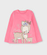 Polera niña con ciervo